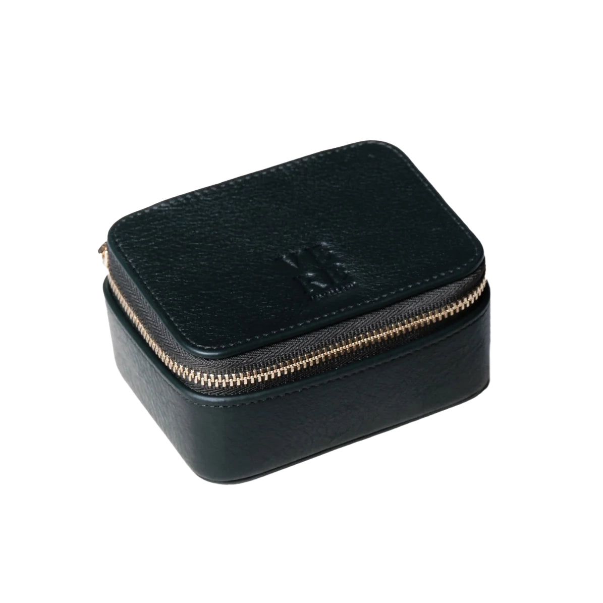 Leather Jewellery Case - Forest