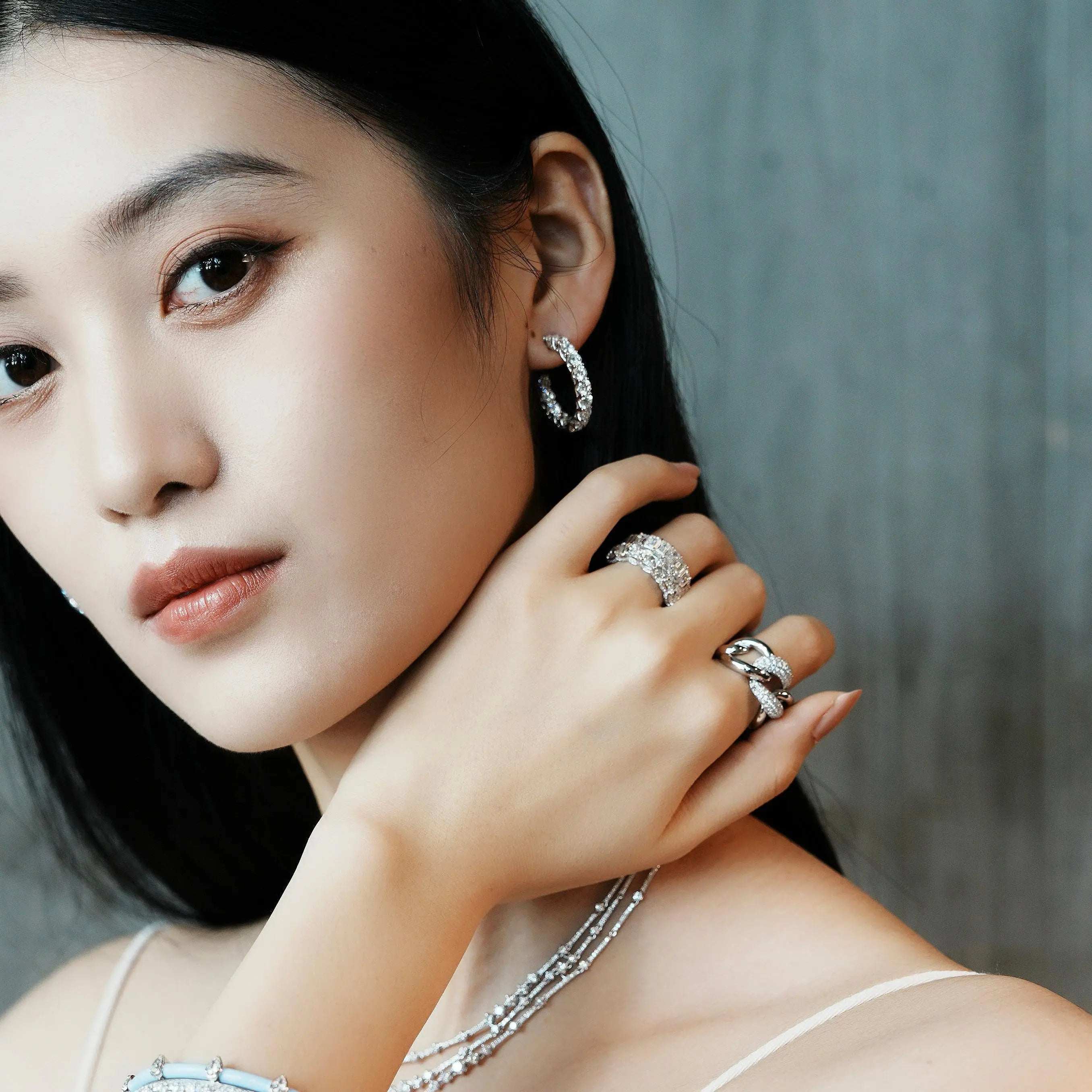 Day & Night Diamond Hoops