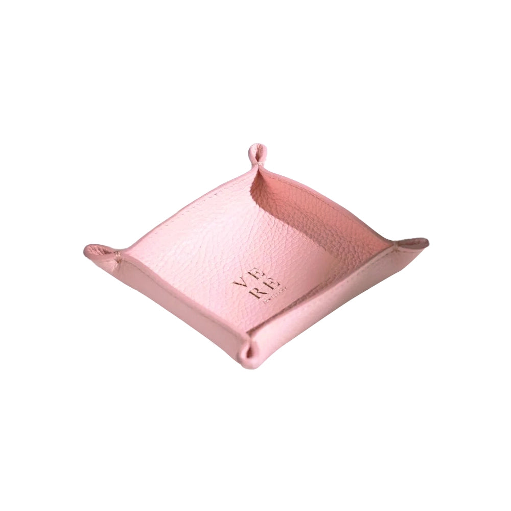 Jewellery Leather Tray - Rose